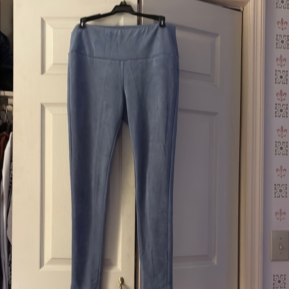 J. McLaughlin Blue Women's Pants faux suede